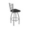 Holland Bar Stool Co OD410 Jackie Stainless Steel 25 Swivel Outdoor Counter Stool with Breeze Black Seat OD41025SSOD004 - alternate 2